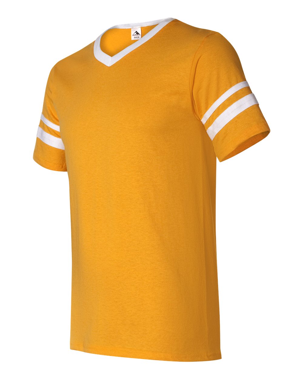 V-Neck Jersey with Striped Sleeves - 360 80