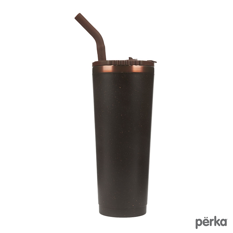 Perka® Barbarossa 24 oz. Recycled Steel and Coffee Grounds Tumbler 23