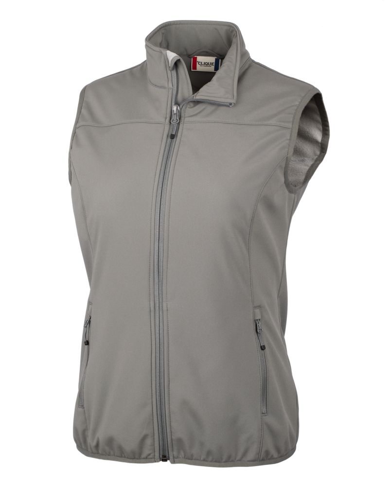 Clique Trail Recycled Stretch Softshell Womens Full Zip Vest 12