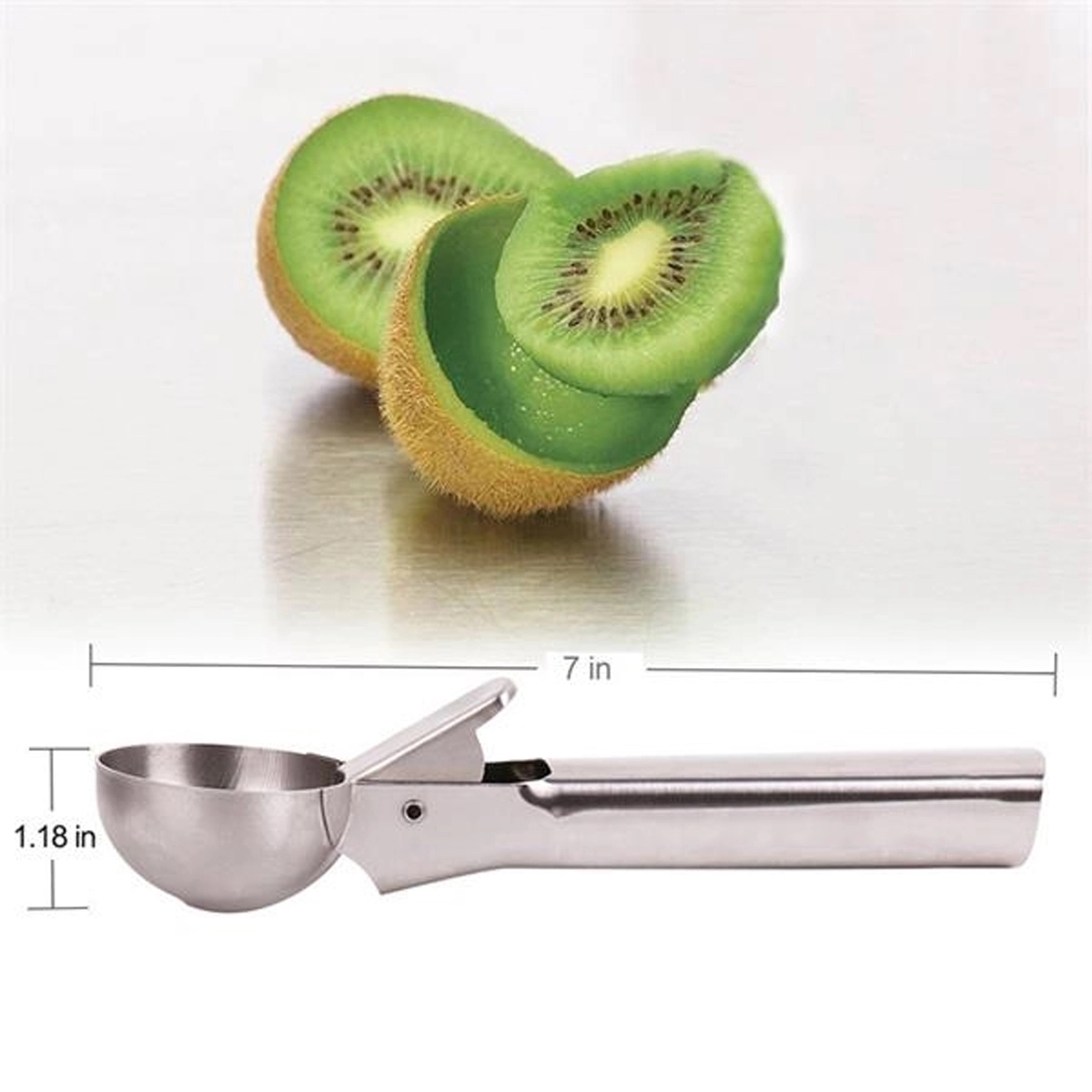 Stainless Steel Ice Cream Scooper with Trigger 5
