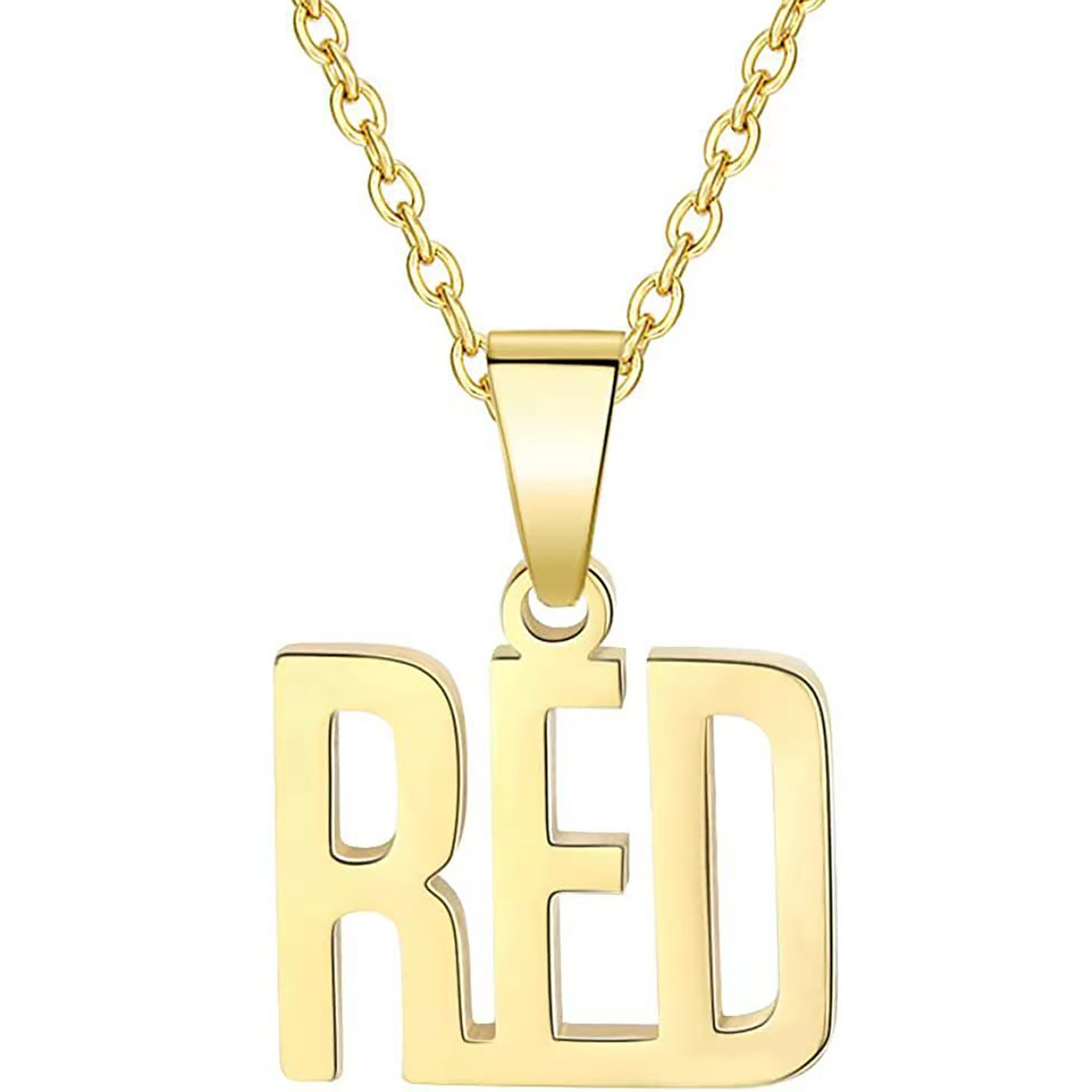 Stainless Steel Gold-Plated Name Necklace 2