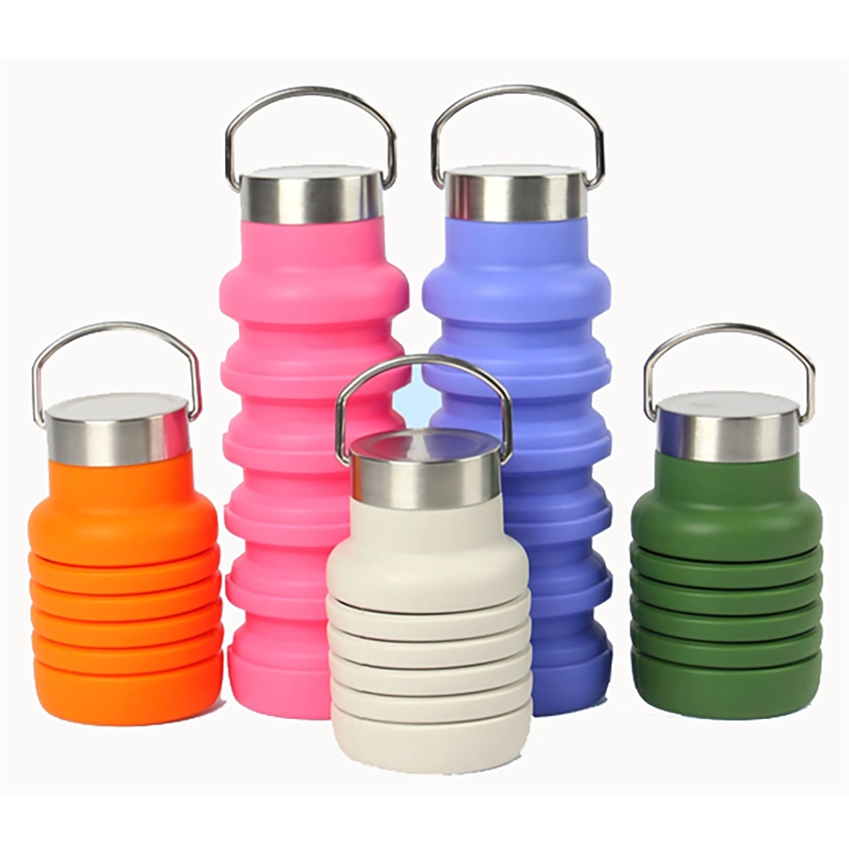 Silicone Foldable Travel Water Bottle 2