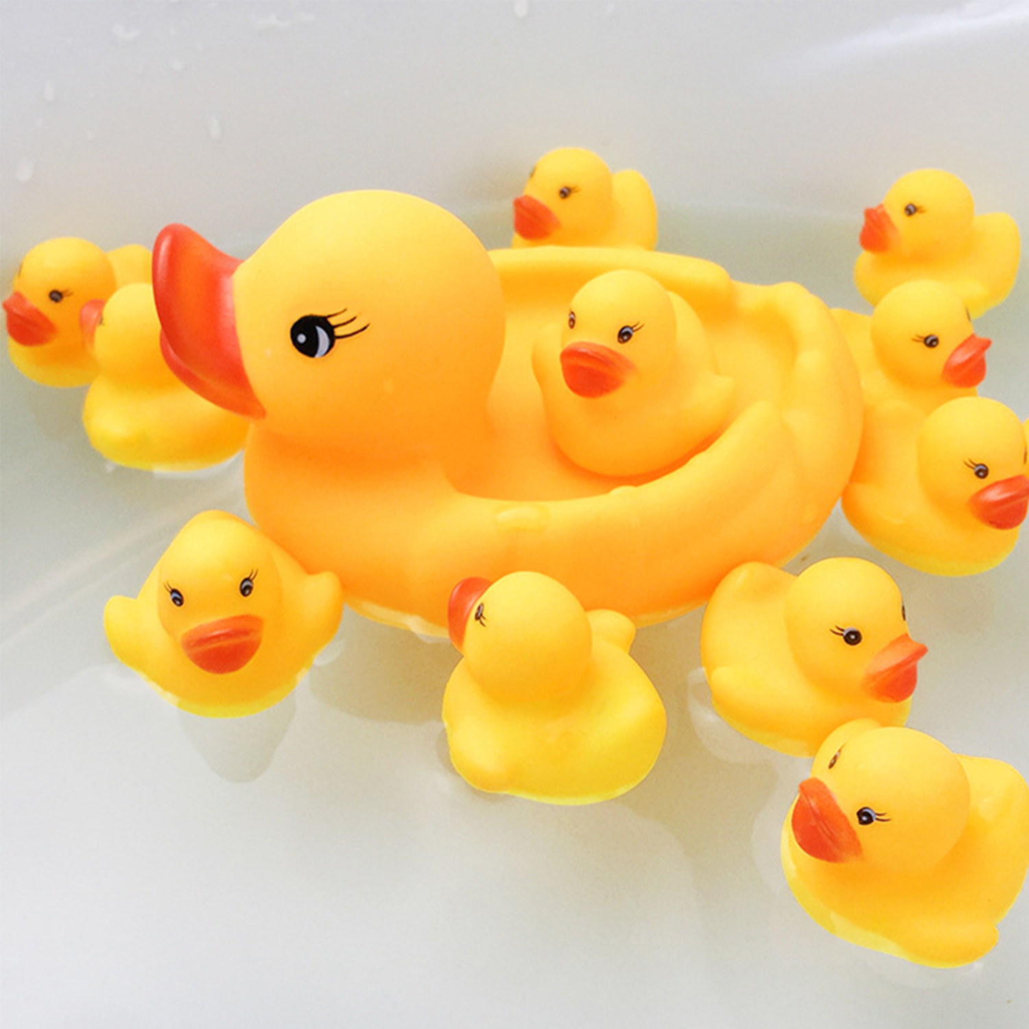 Mini Yellow Rubber Duck Set 5