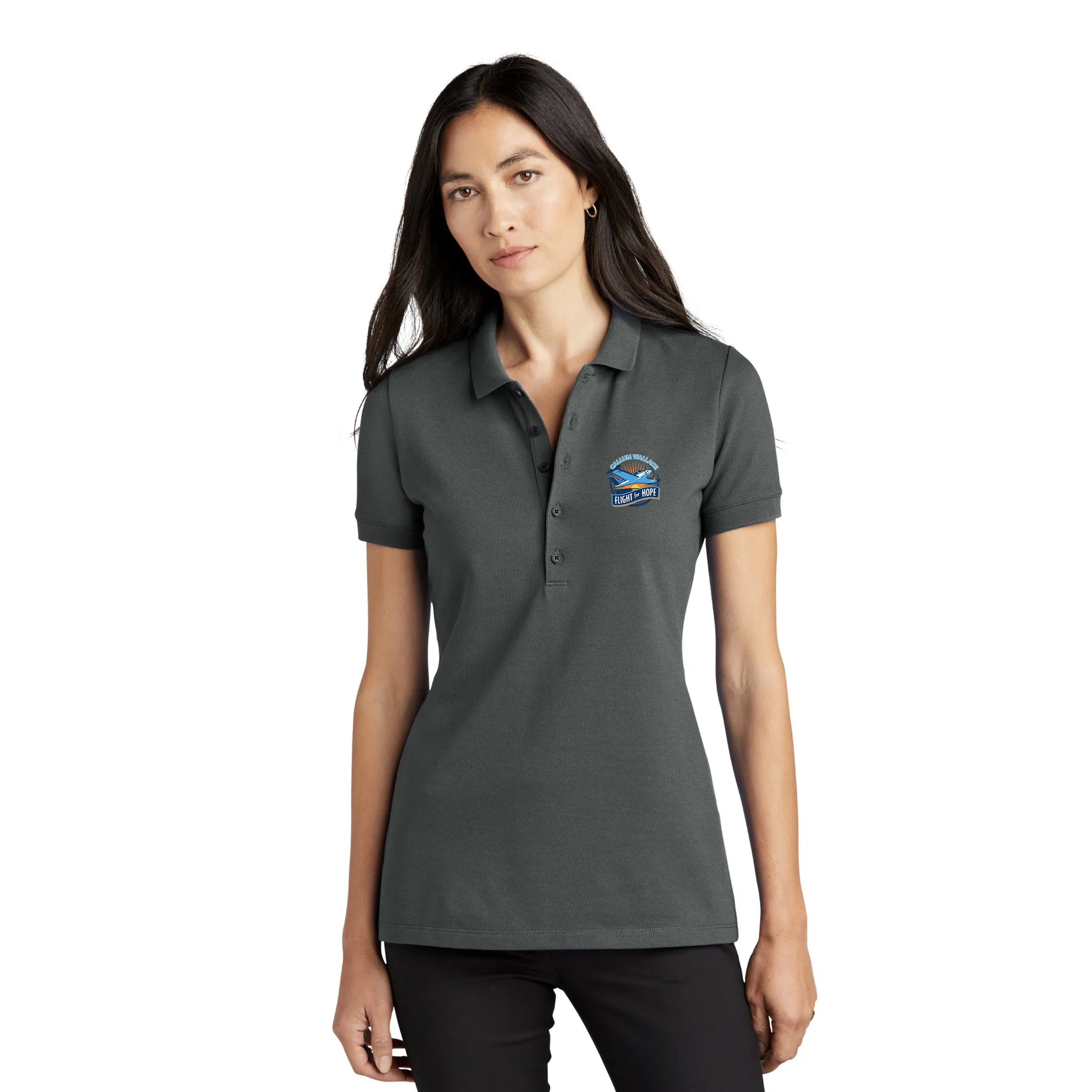 Mercer+Mettle(R) Women's Stretch Heavyweight Pique Polo
