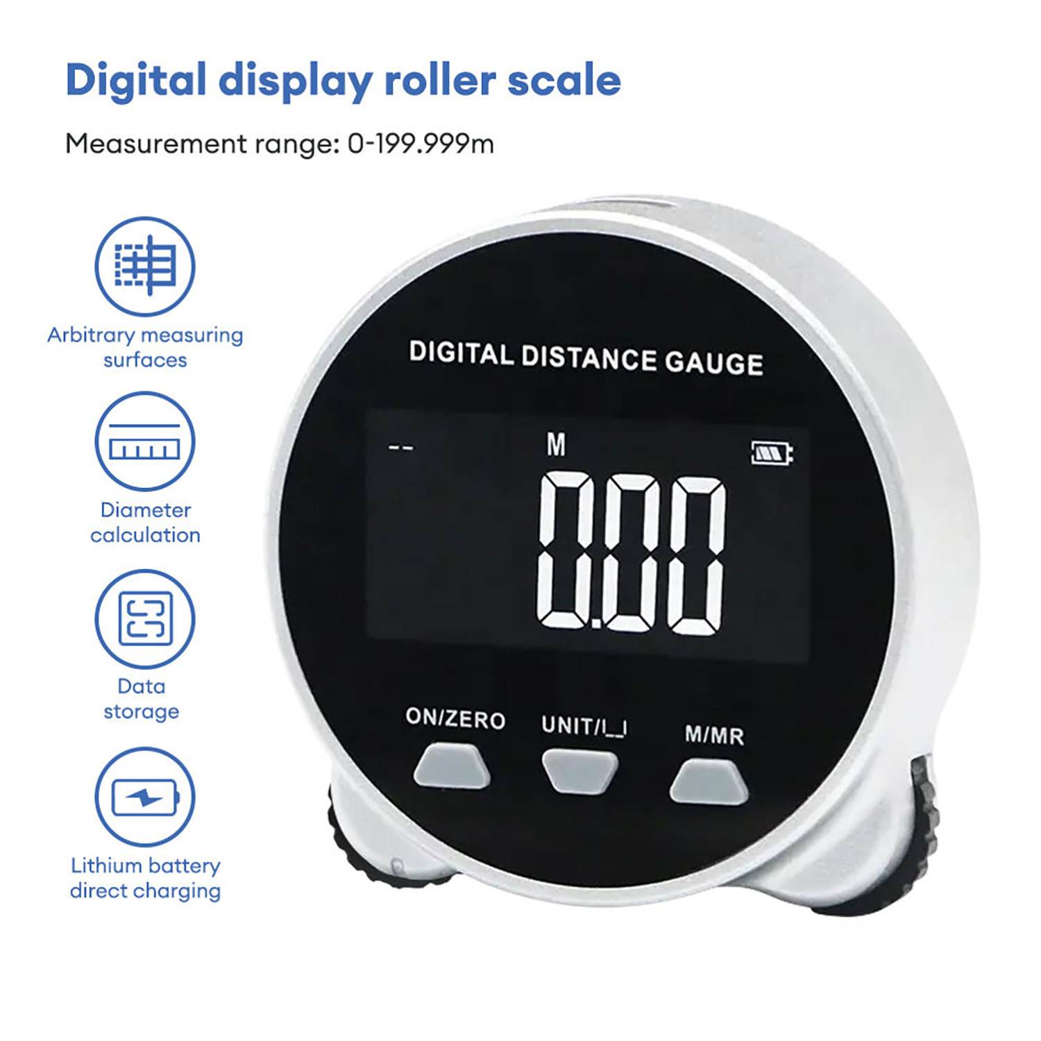 Rechargeable Electronic Digital Tape Measure 4