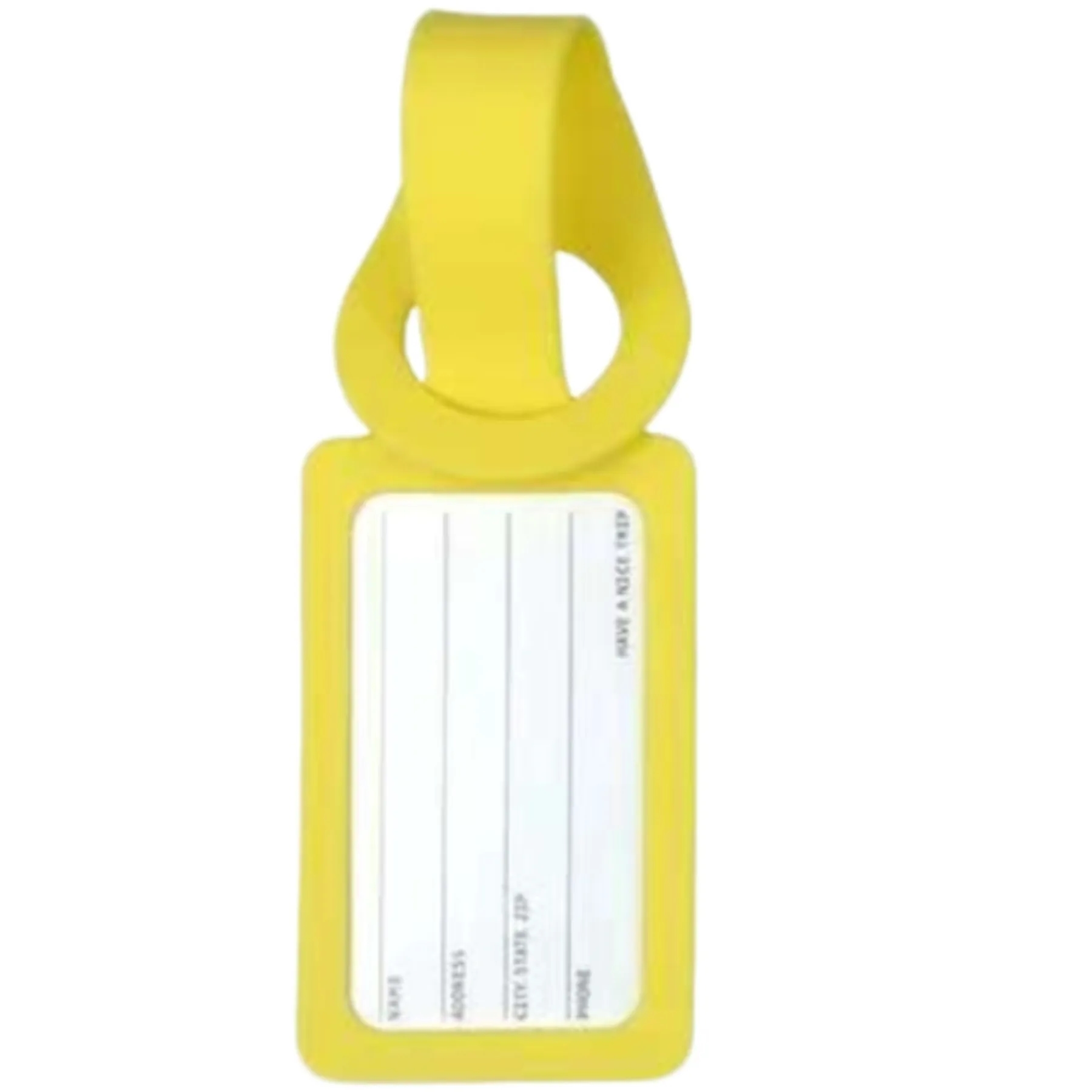 Silicone Luggage Tag with Name ID Card 1