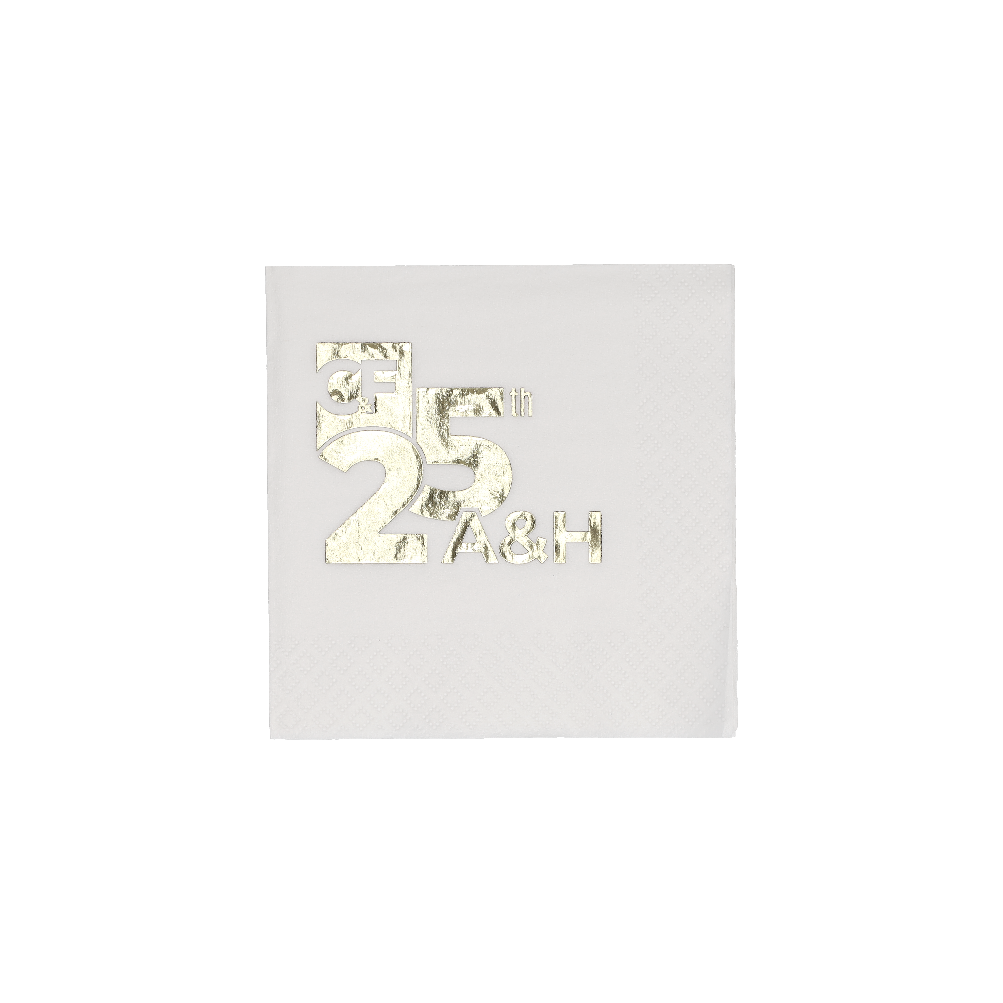 Beverage Napkin 3 Ply 1/4 Fold White Tradition Print 6
