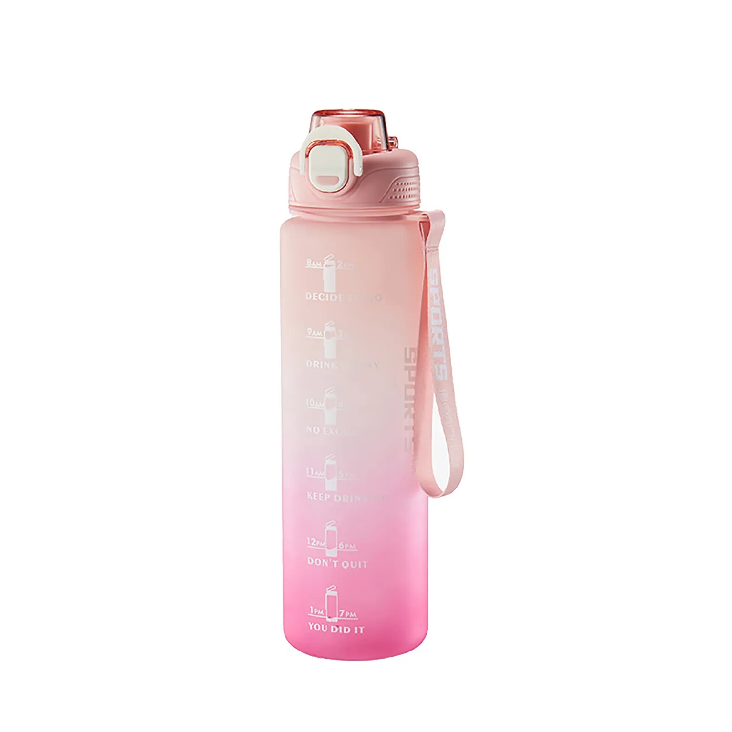 Water Bottle With Time Marker 2