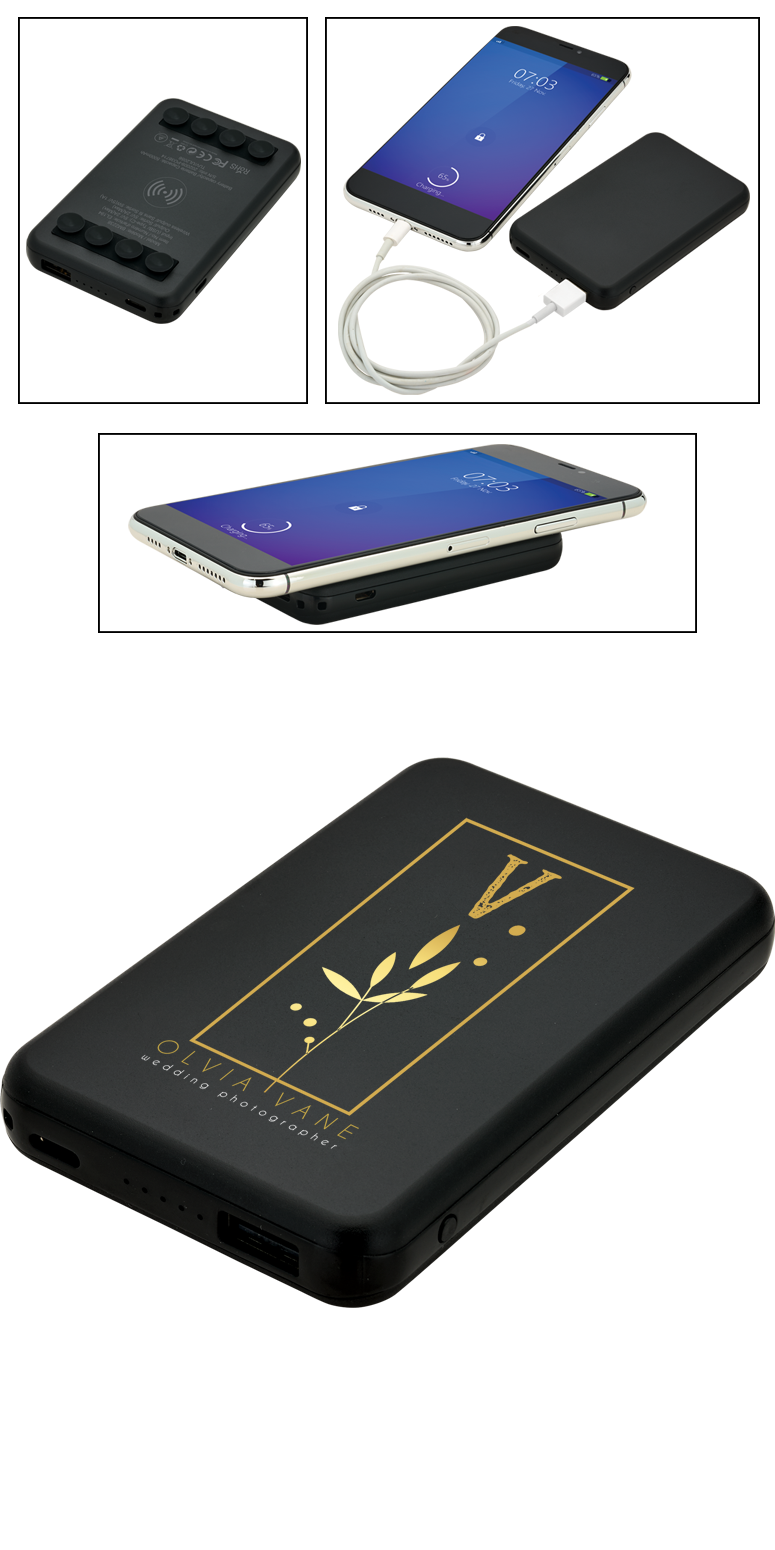 Mini Octo Grip Wireless Charger & Power Bank 12