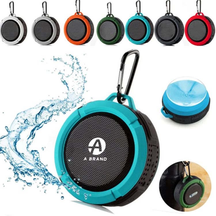 Waterproof Bluetooth Speaker with Suction Cup 4