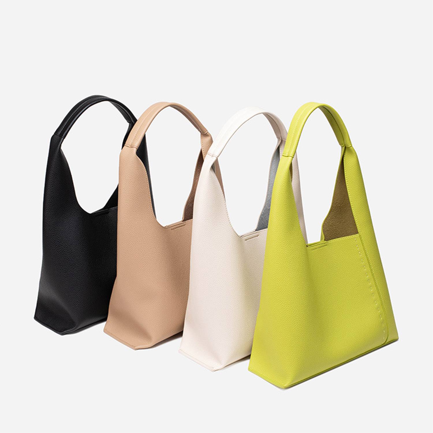 Handbags for Women Vegan PU Leather Tote Bags, custom tote bag with logo imprint 3