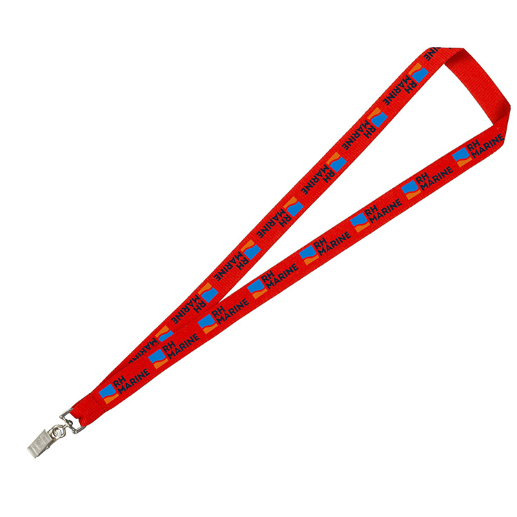 "LASALLE RECYCLED" 3/4" Import Air Ship Recycled RPET Silkscreen Lanyard 31