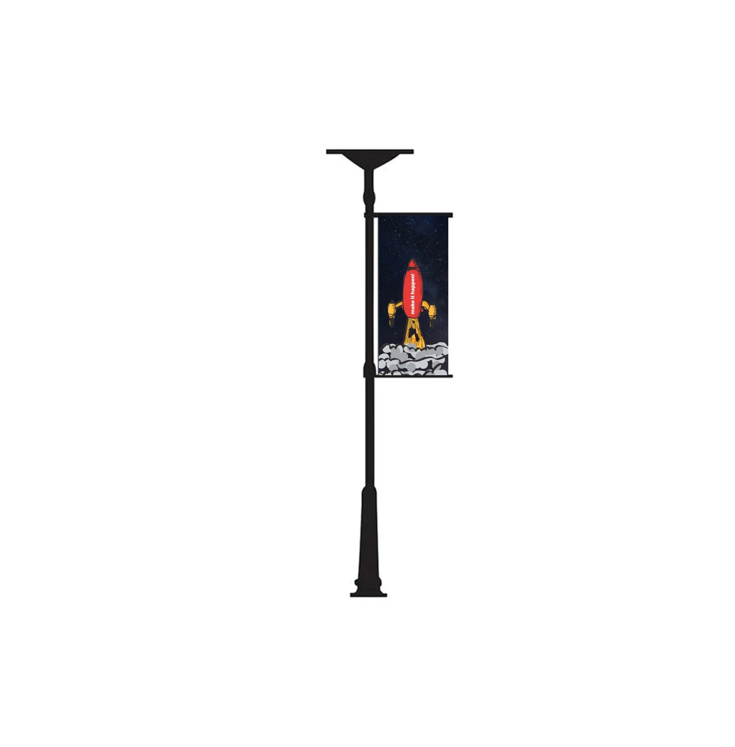 Street Pole Double Sided Banner 24" x 72" 3