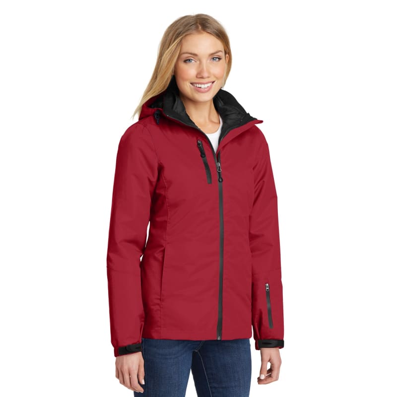 Port Authority Women's Vortex Waterproof 3-in-1 Jacket. 16