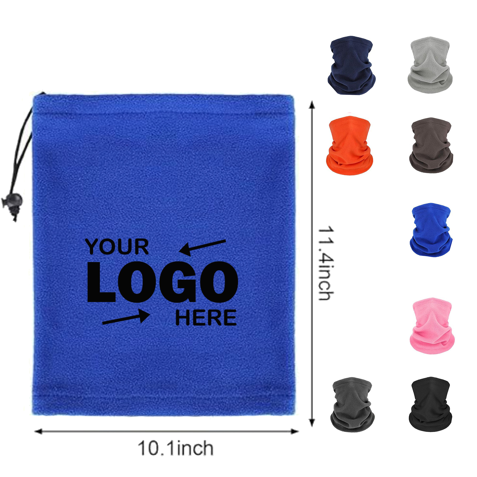 Versatile Fashionable Fleece Beanie And Scarf 2