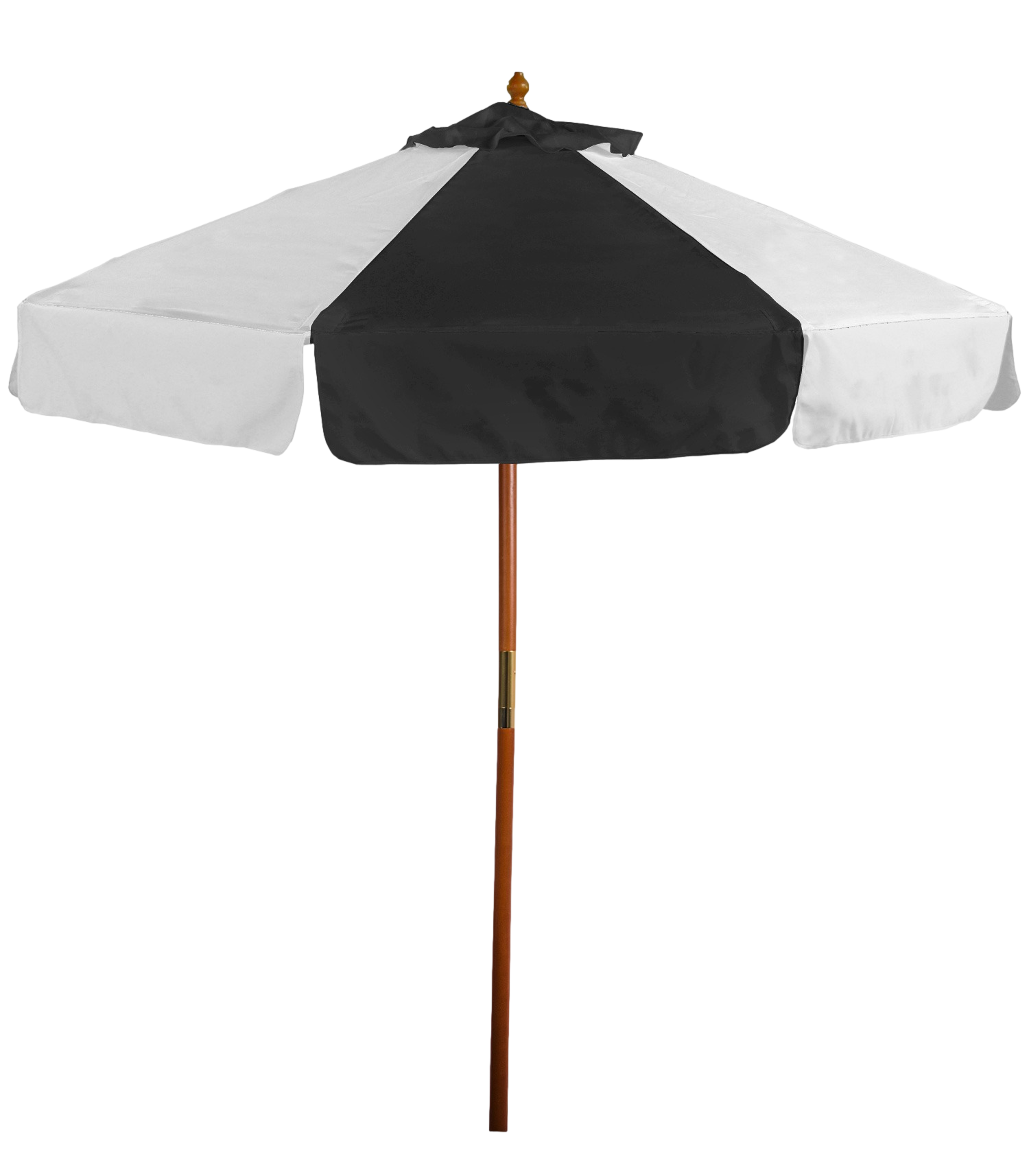 7' Wooden Market Umbrella with Valence 4