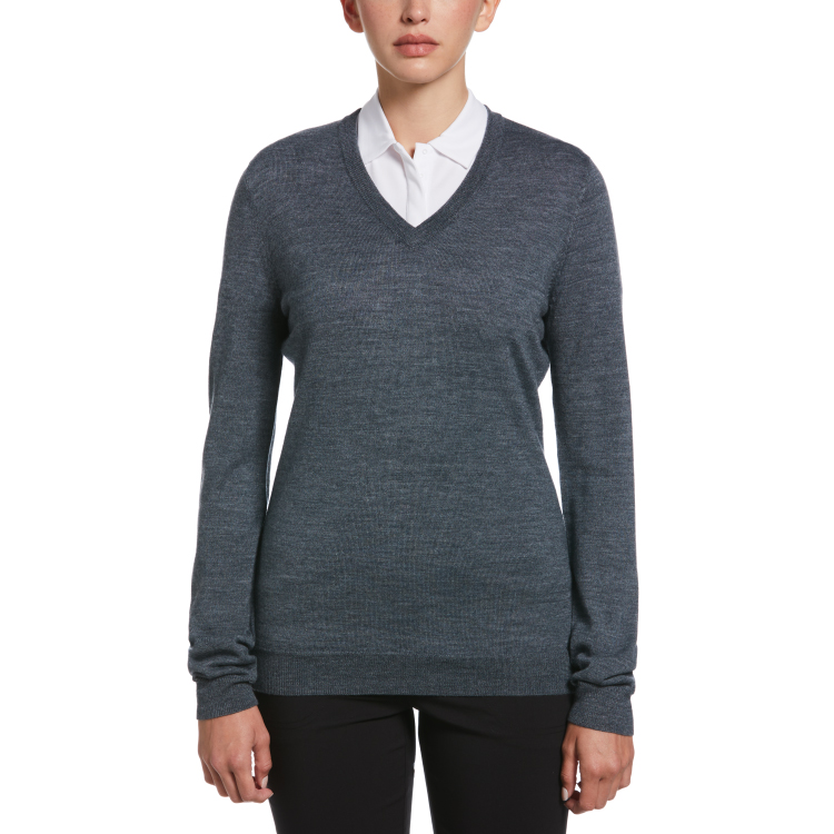 Callaway Ladies Merino Sweater (Ladies V-Neck) 1