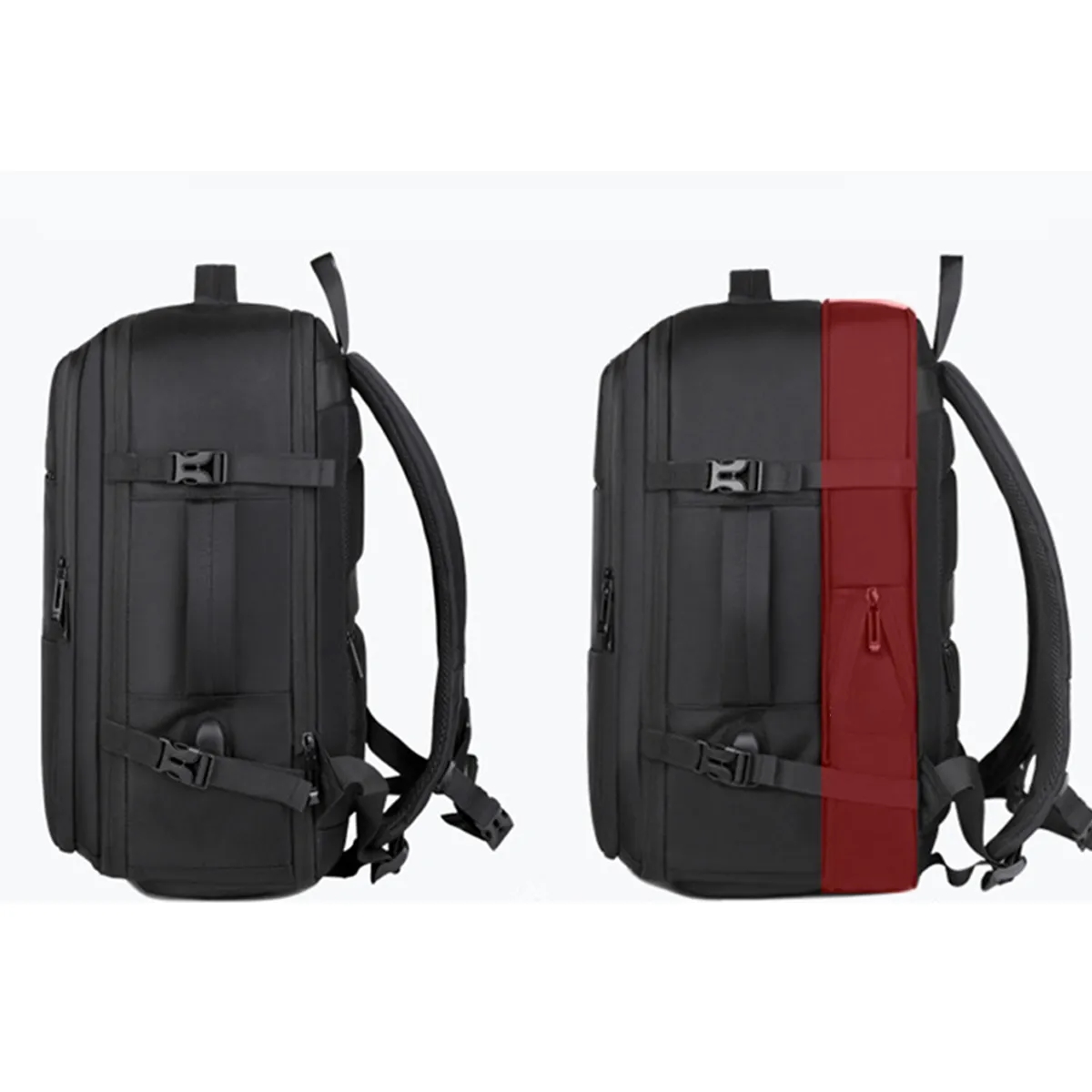 Expandable Business Carry-On Backpack with USB Charger Port 5
