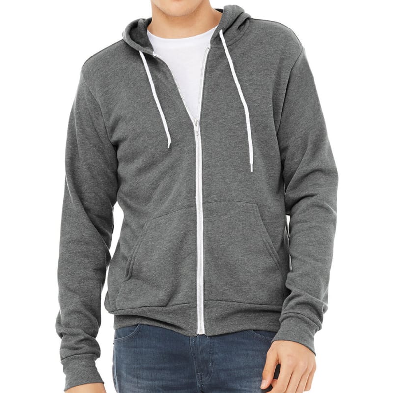 Bella Unisex Poly-Cotton Fleece Full-Zip Hoodie 18