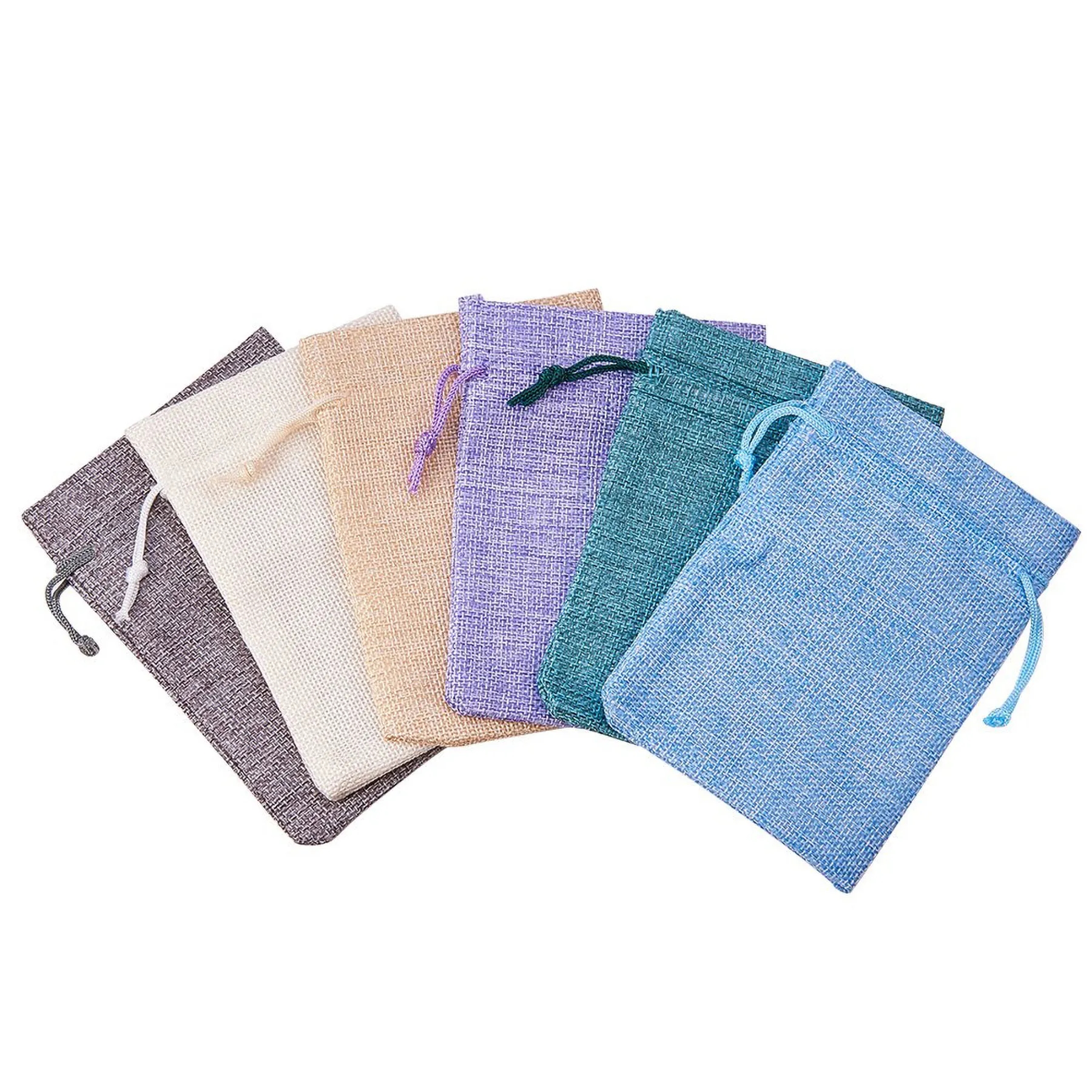 Jute Hemp Bag Drawstring Pouch 6