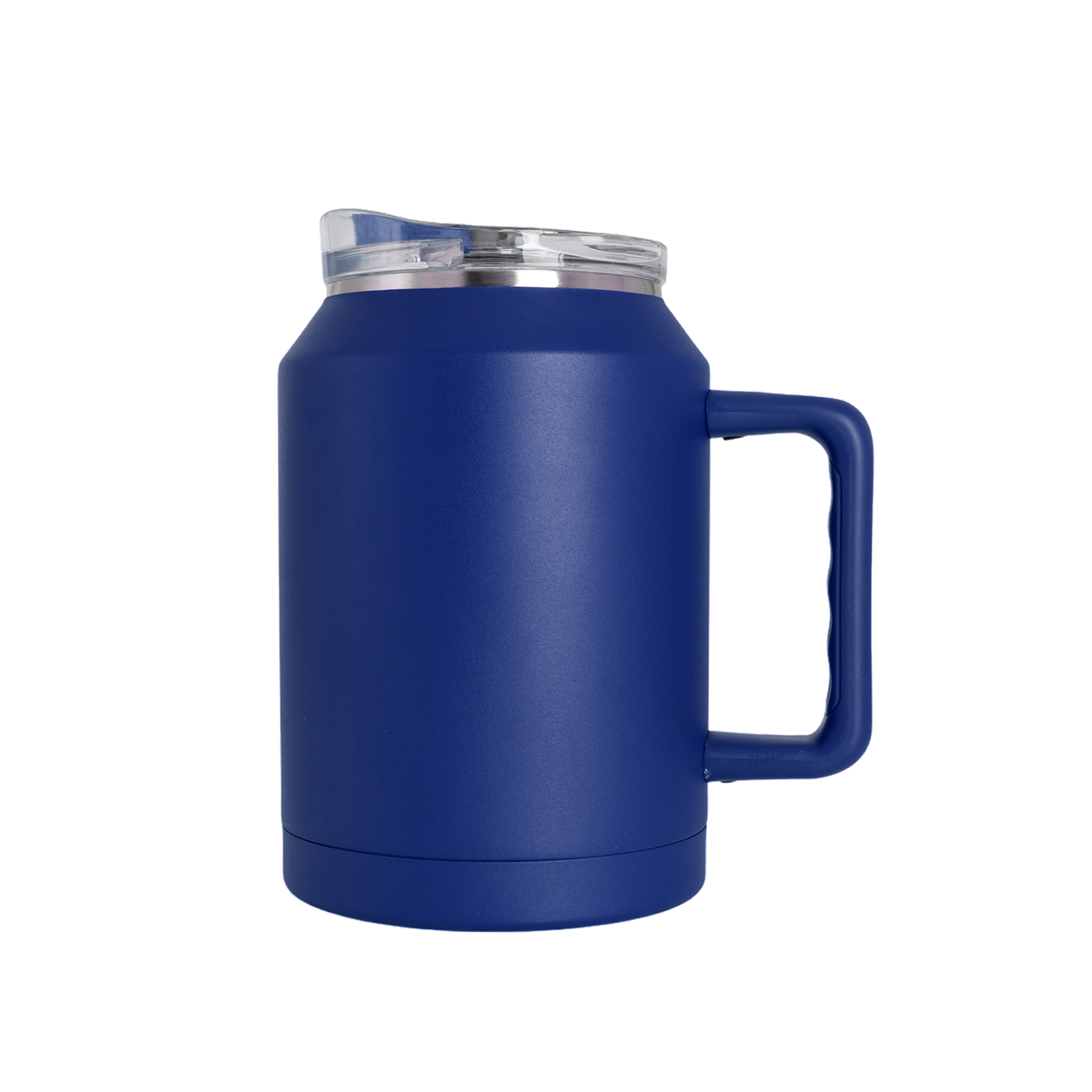 50 Oz. Stainless Steel Fitness Handle Mug with/ Twist Closure Lid, custom tumbler with logo imprint 8