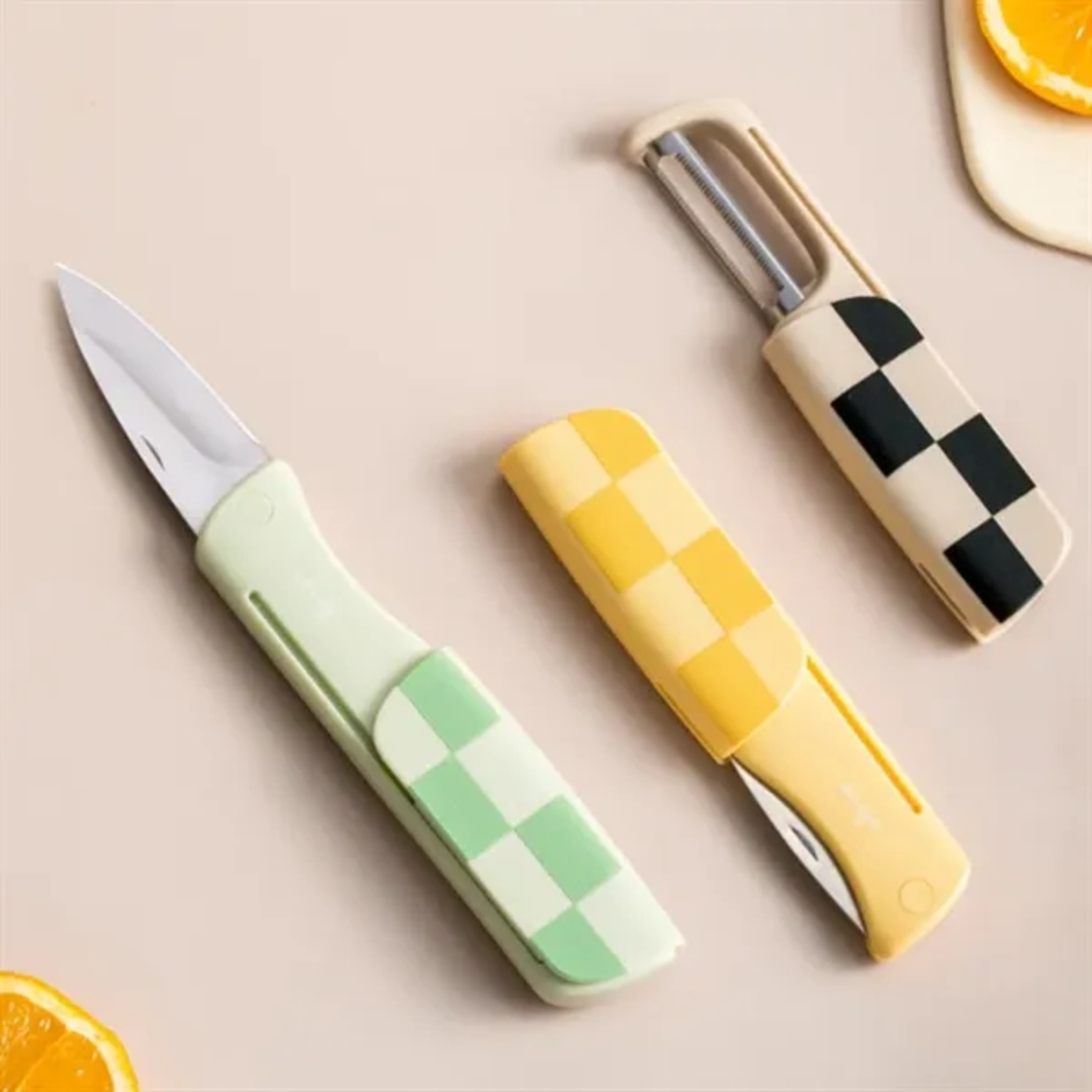 2 in 1 Stainless Steel Fruit Knife
 2