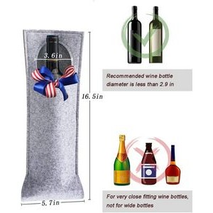 Felt Wine Bottle Bag 3