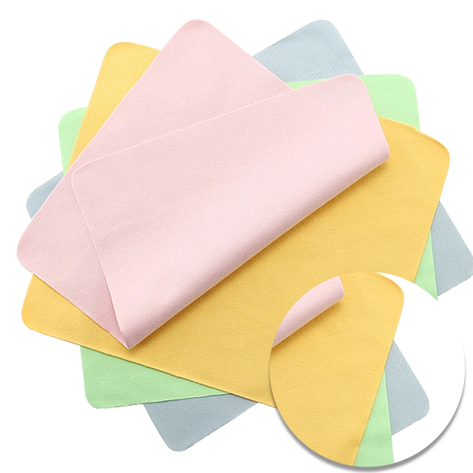 Full Color Microfiber Glasses Cleaning Cloth 3