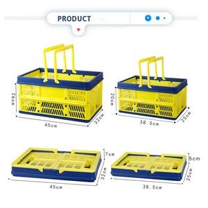 Portable Folding Shopping/Storage Basket -Capacity 22 Lbs 3