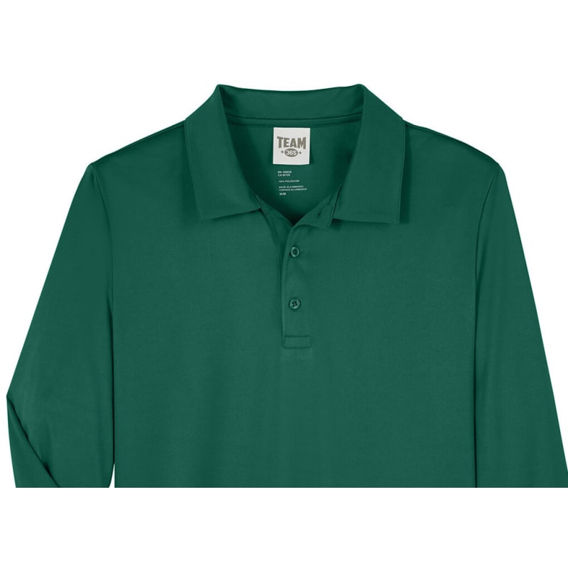 Team 365 Men's Zone Performance Long Sleeve Polo 24