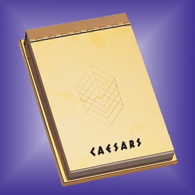 GOLD PLATED BRASS EXECUTIVE MEMO HOLDER 1