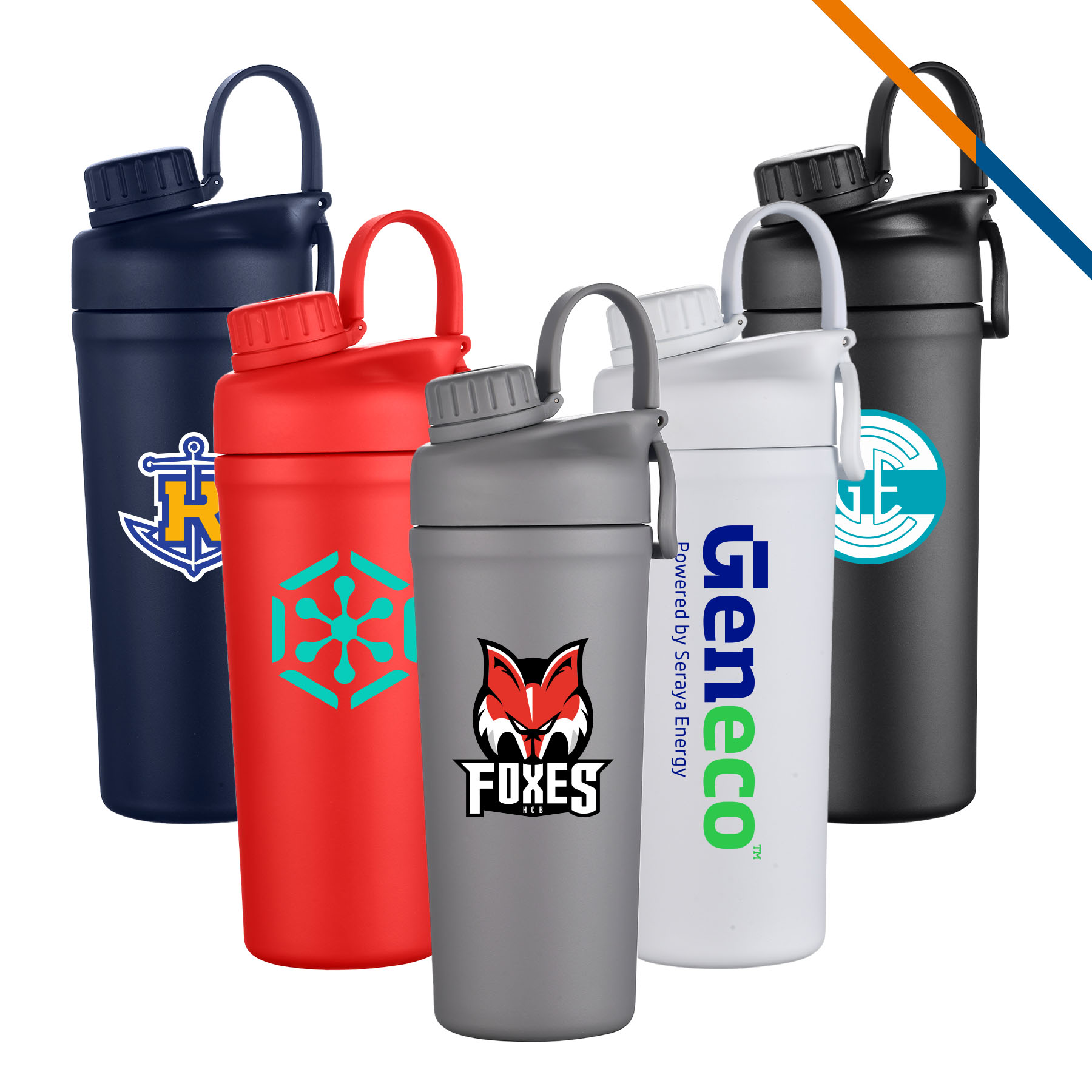 Blivon Vacuum Ice Shaker - 26 OZ., custom water bottle with logo imprint 7