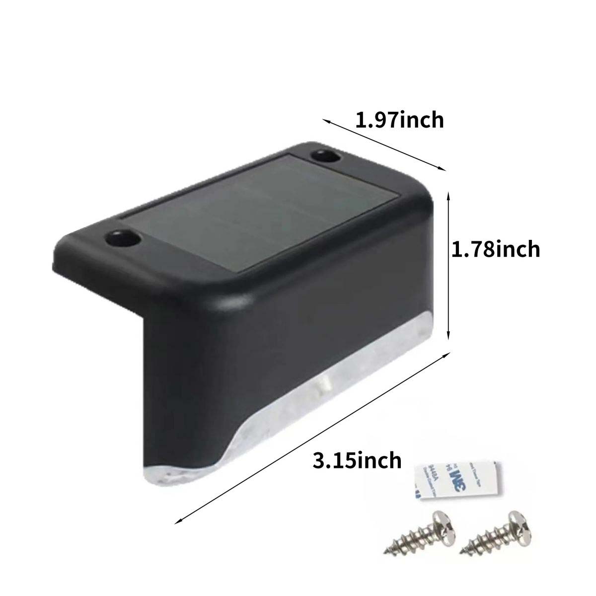 Weatherproof ABS Solar Patio Light for Decks 5