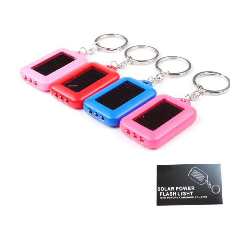 Solar Energy Power Mini Led Keychain 5