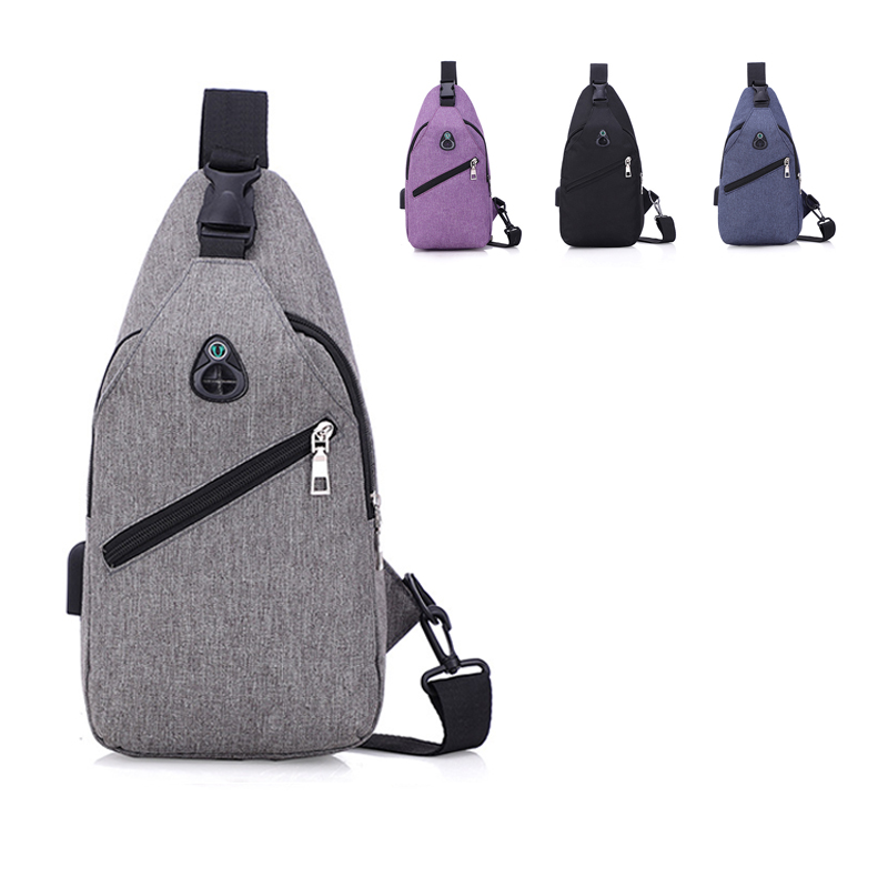 Casual Sling Backpack with USB Port 9