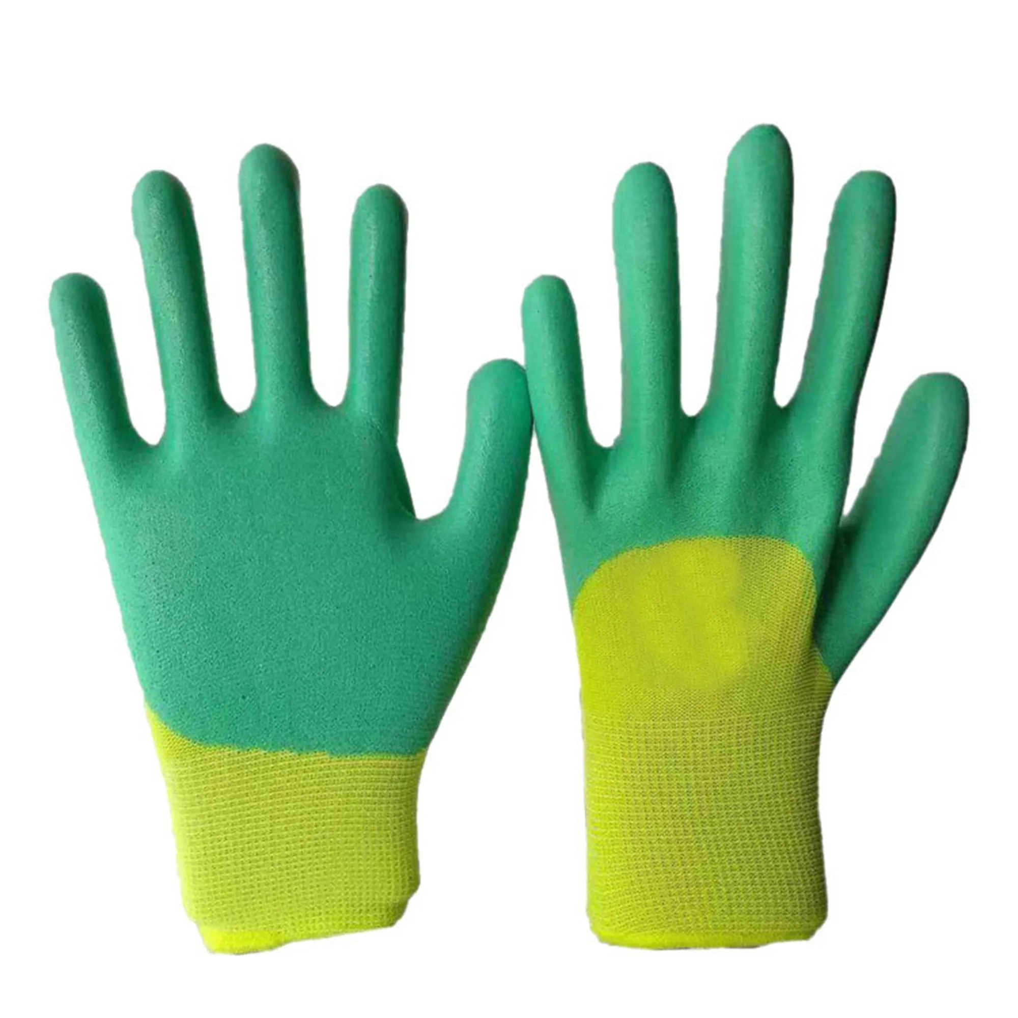 Rubber Coated Knit Nylon Working Gloves 9
