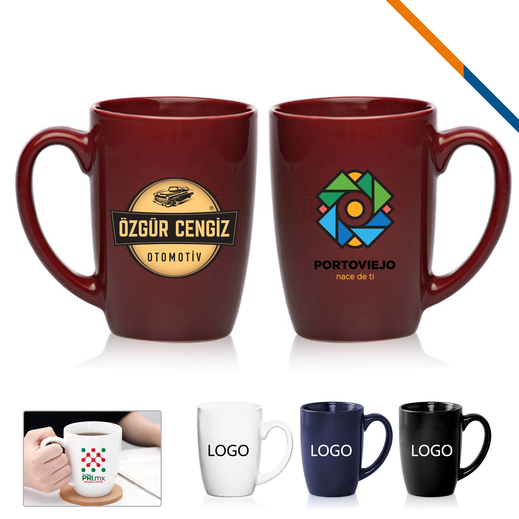 Ivar Ceramic Mug - 16 OZ. 2