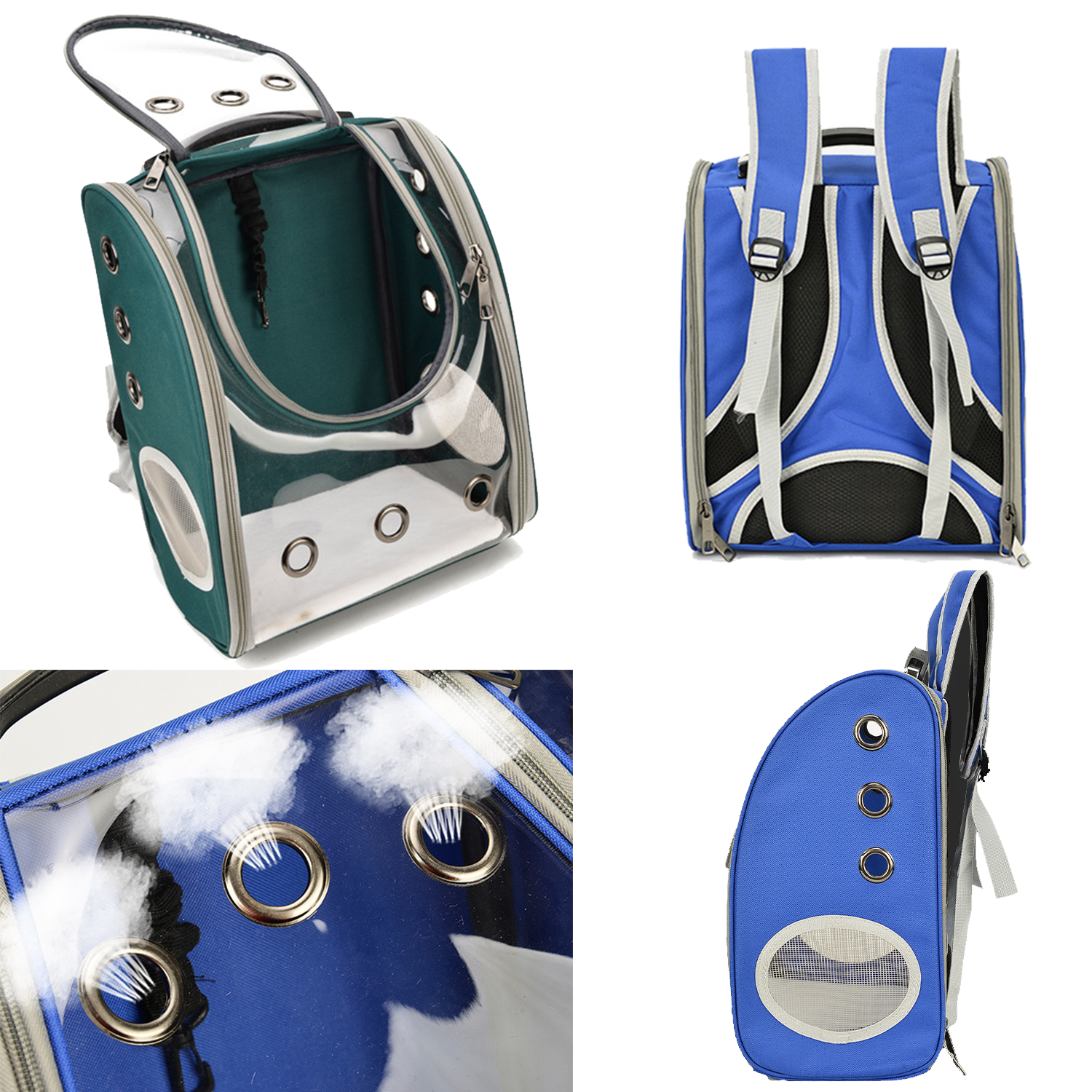 PVC Transparent Pet Space Backpack 2