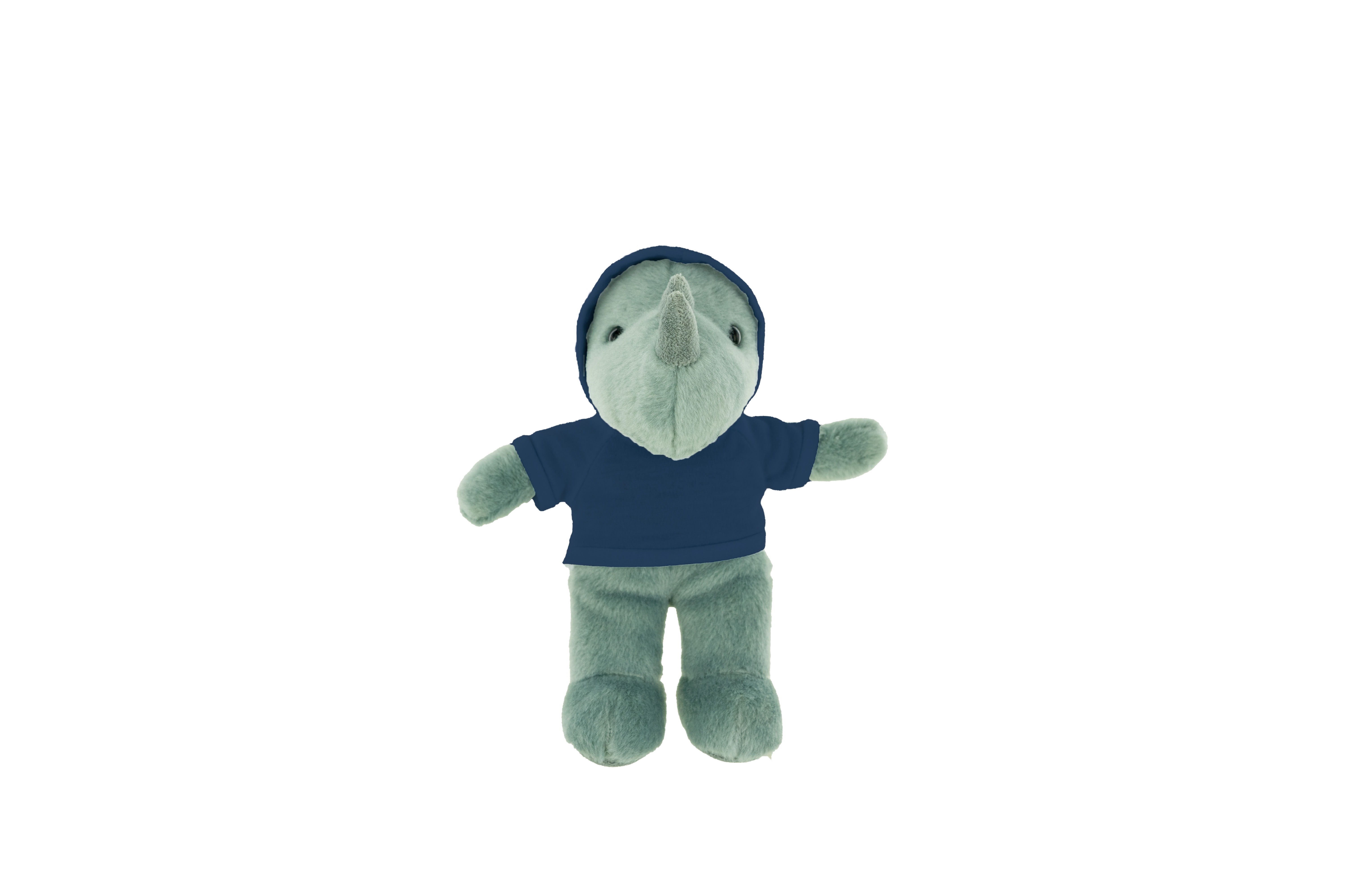 Plush Rhino with Hoodie 6