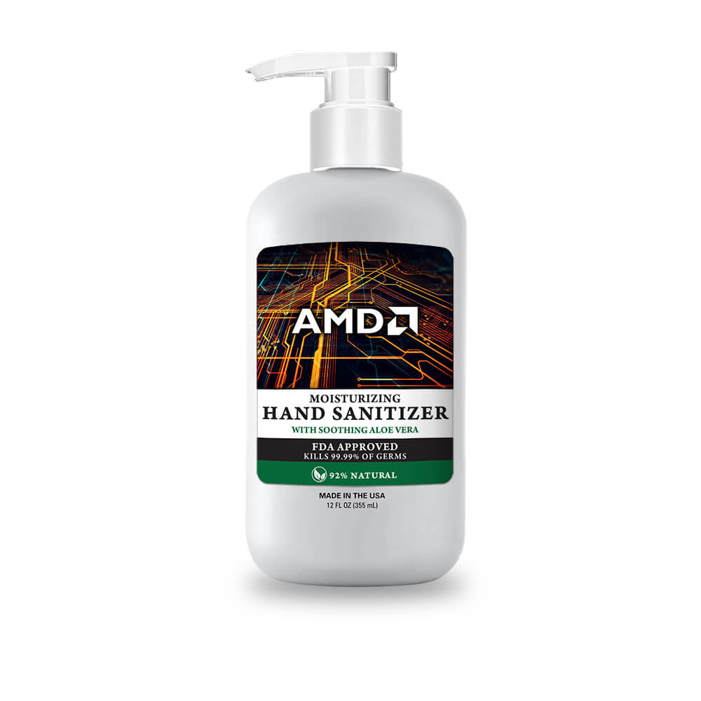 Moisturizing 12 oz Aloe Vera Gel Hand Sanitizer Made in USA