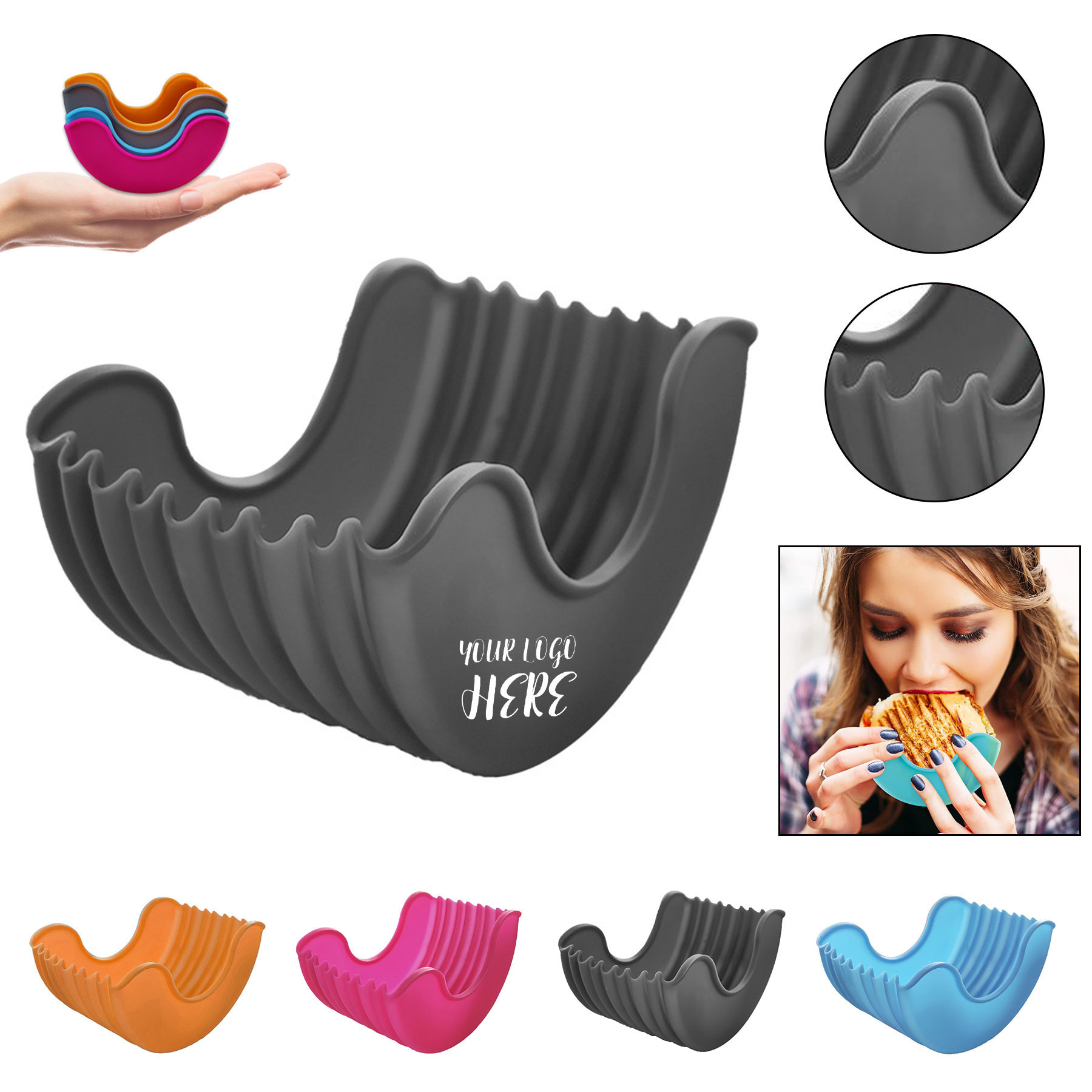 Reusable Washable Retractable Hamburger Clip 1