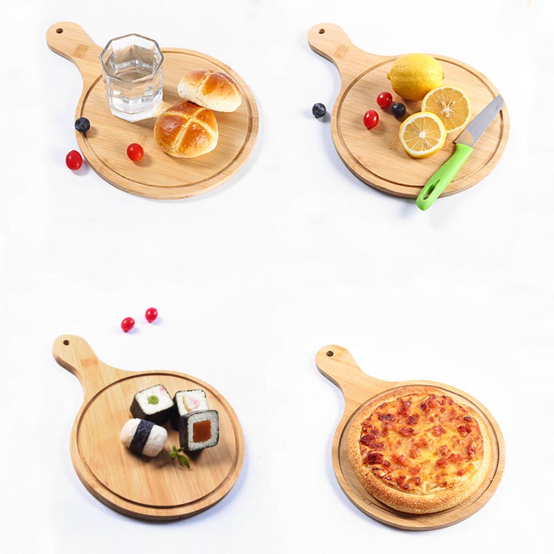 10'' Thick Wooden Pizza Board 2