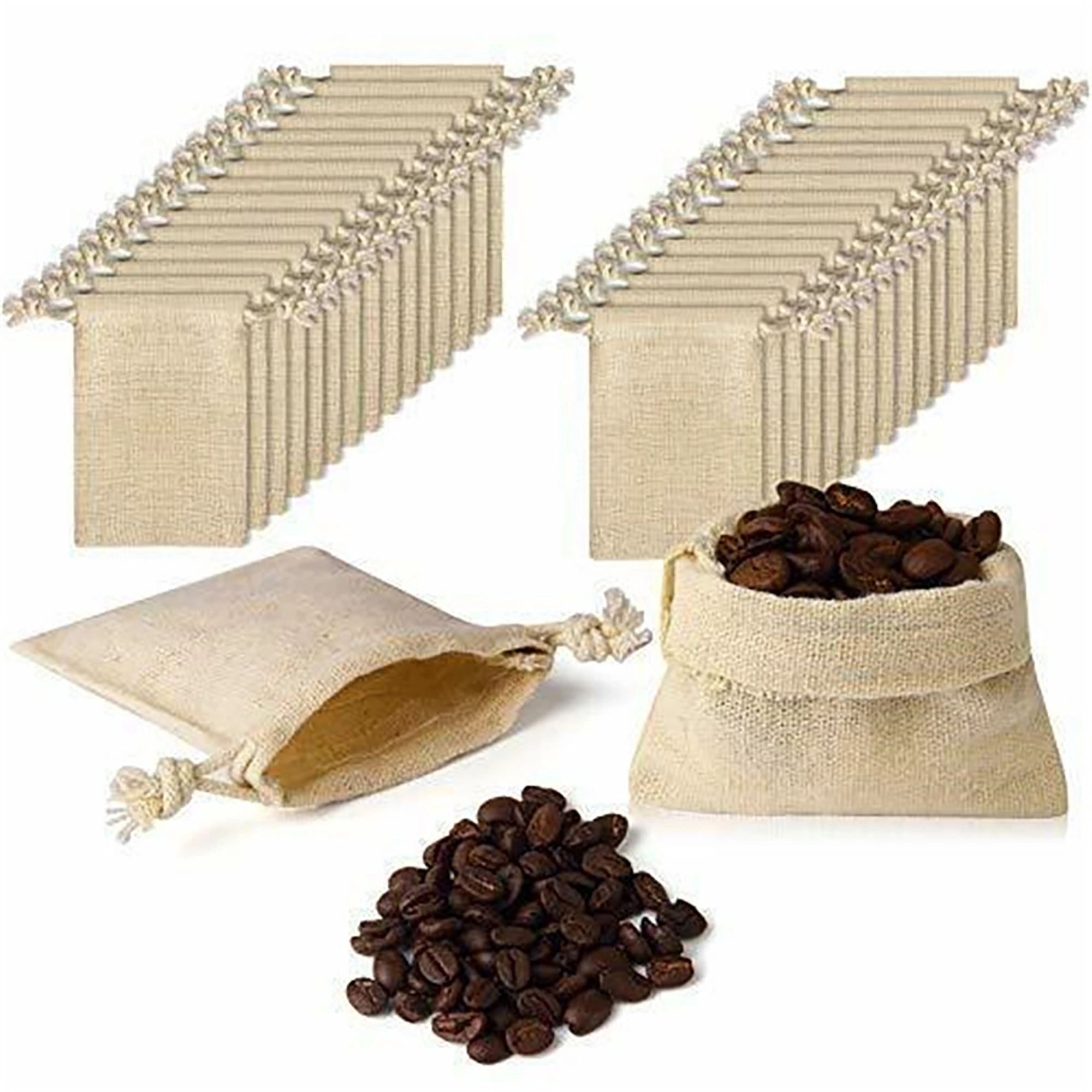 Linen Gift Bags With Drawstring 4