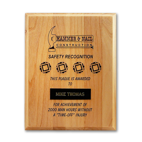 Wood Plaque 7 x 9" 2