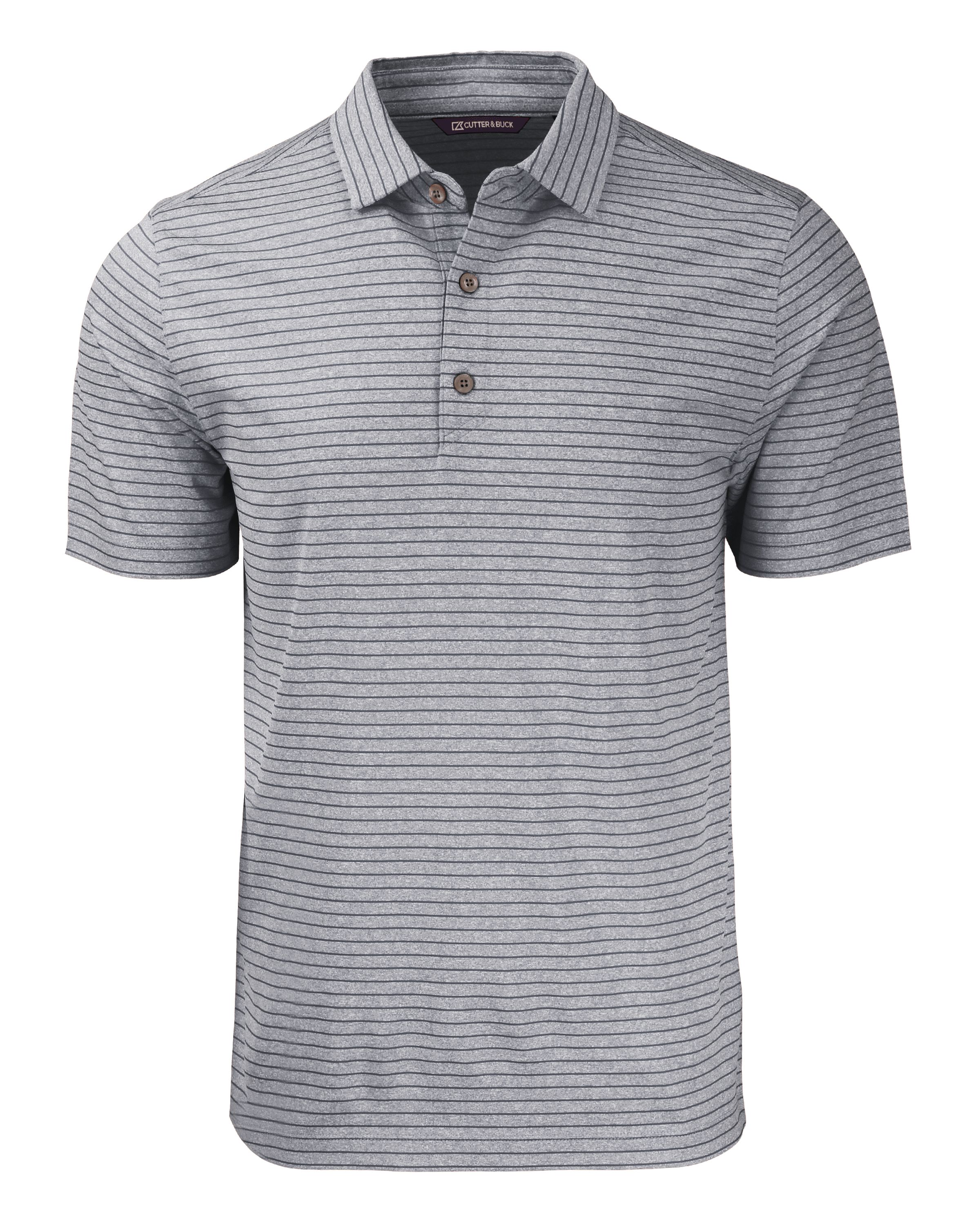 Cutter & Buck Forge Recycled Heather Stripe Four-Way Stretch Mens Big & Tall Polo Big & Tall 21