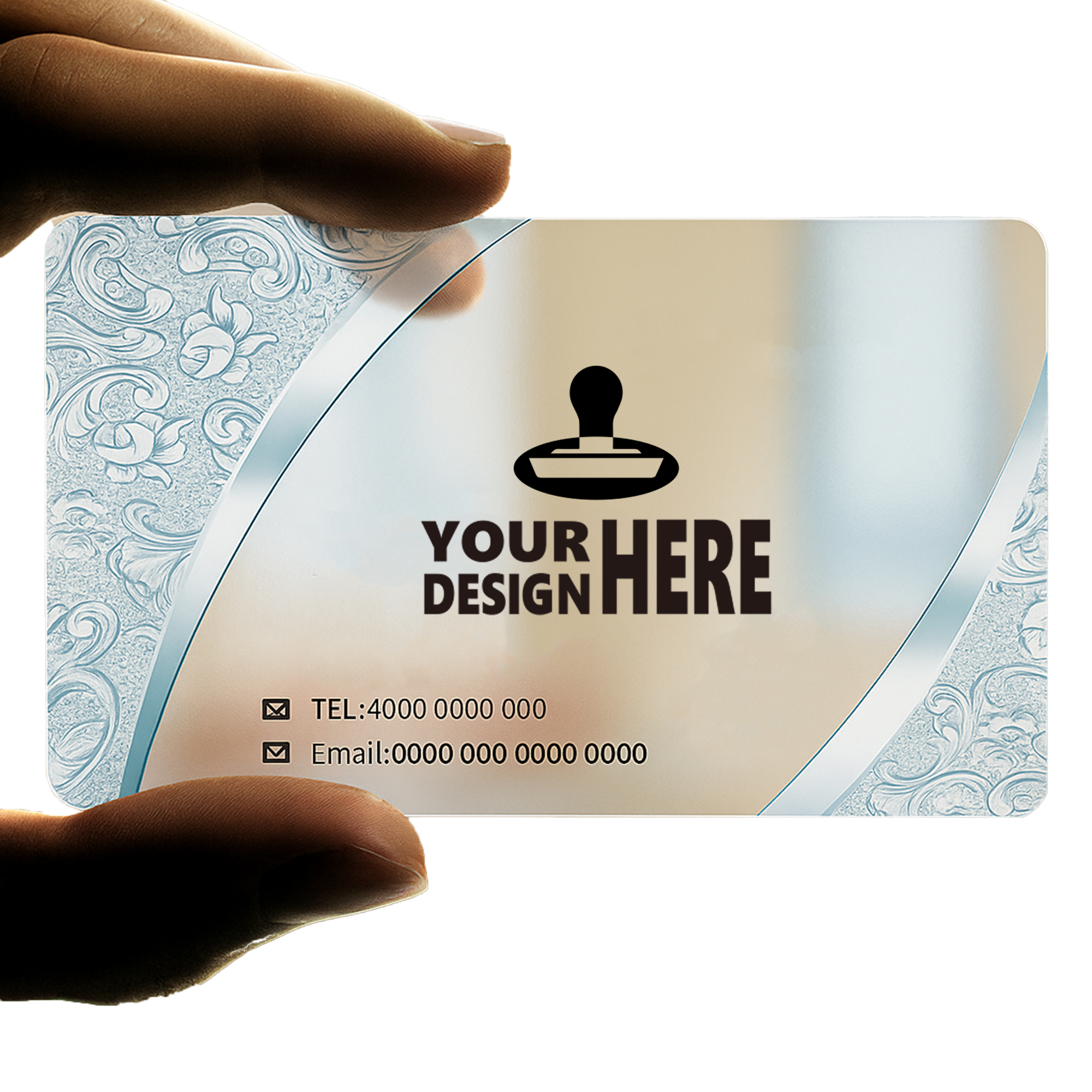 Clear PVC Transparent Business Cards 2