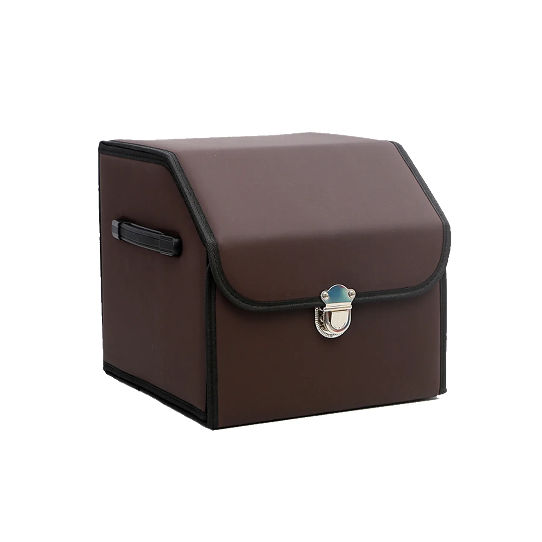 Leather Small Folding Car Storage Box 4