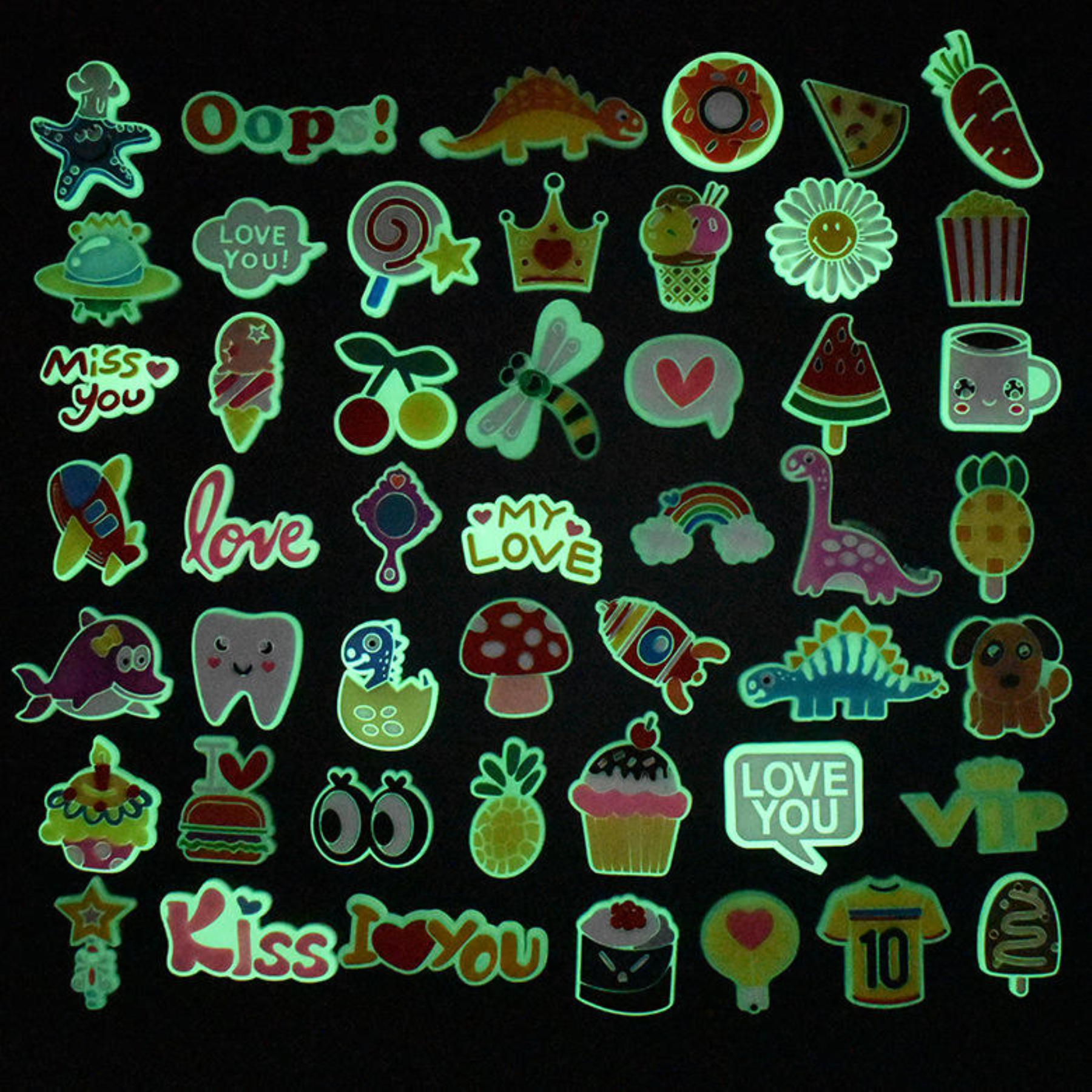 Custom Glowing Shoe Charms 2