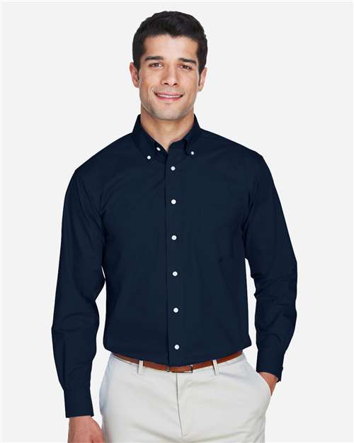 Men's Crown Collection® Broadcloth Woven Dress Shirt - D620 2