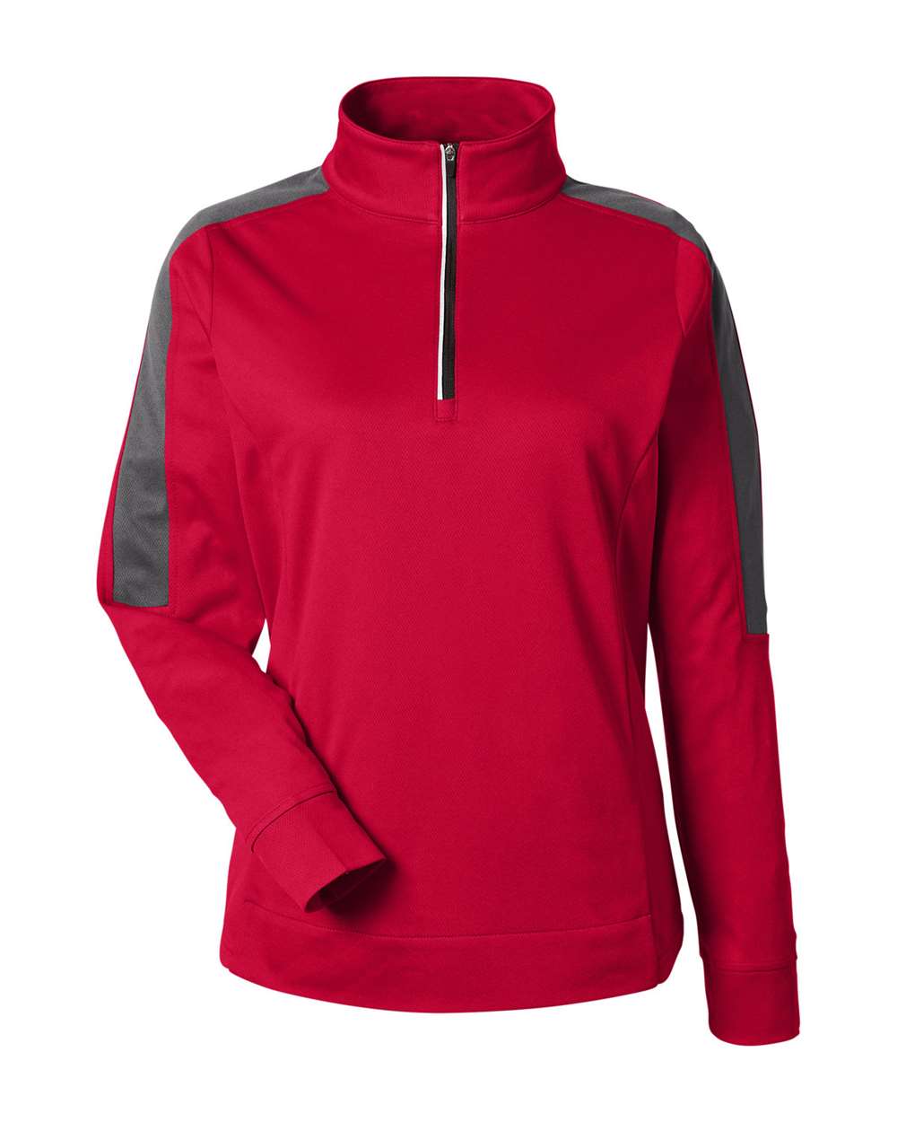Women's Market Snag Protect Mesh Colorblock Quarter-Zip Pullover - CE404W 33